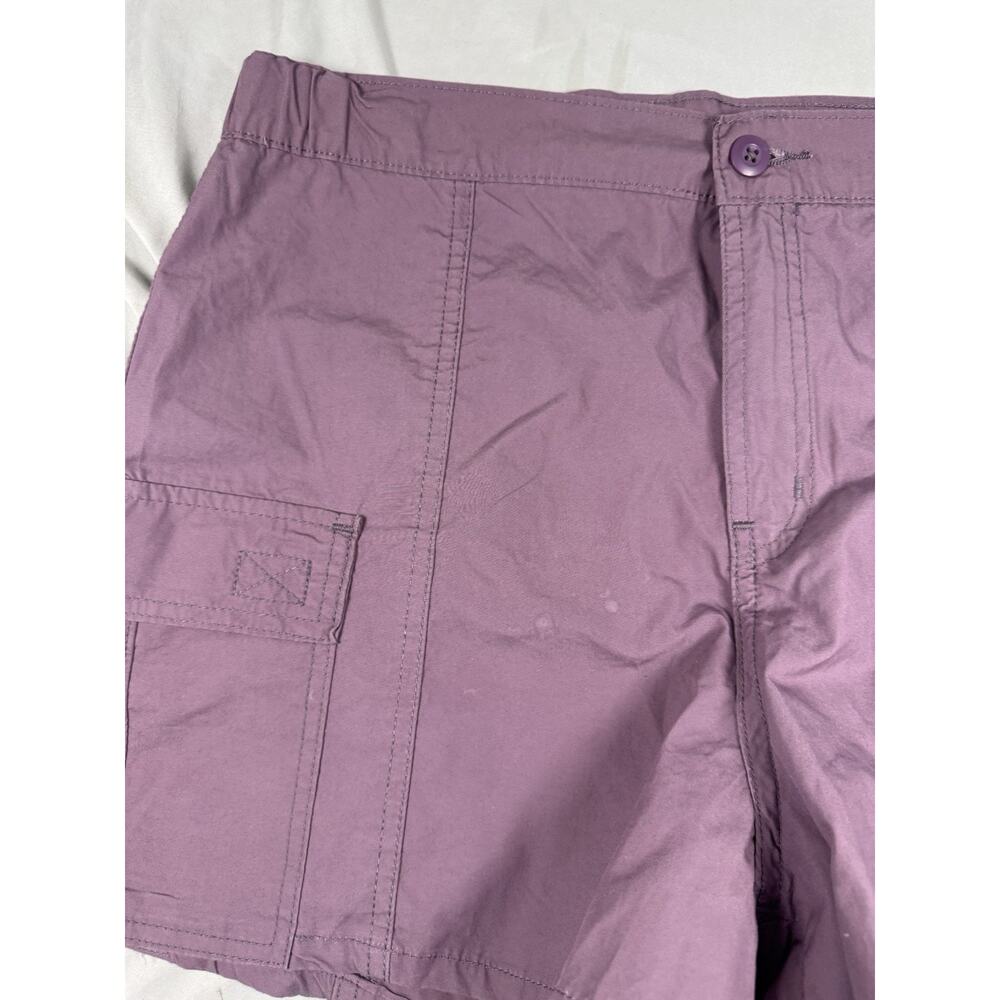 Levi Strauss Signature Cargo Shorts Women’s Large Purple Utility Casual - Picture 3 of 11